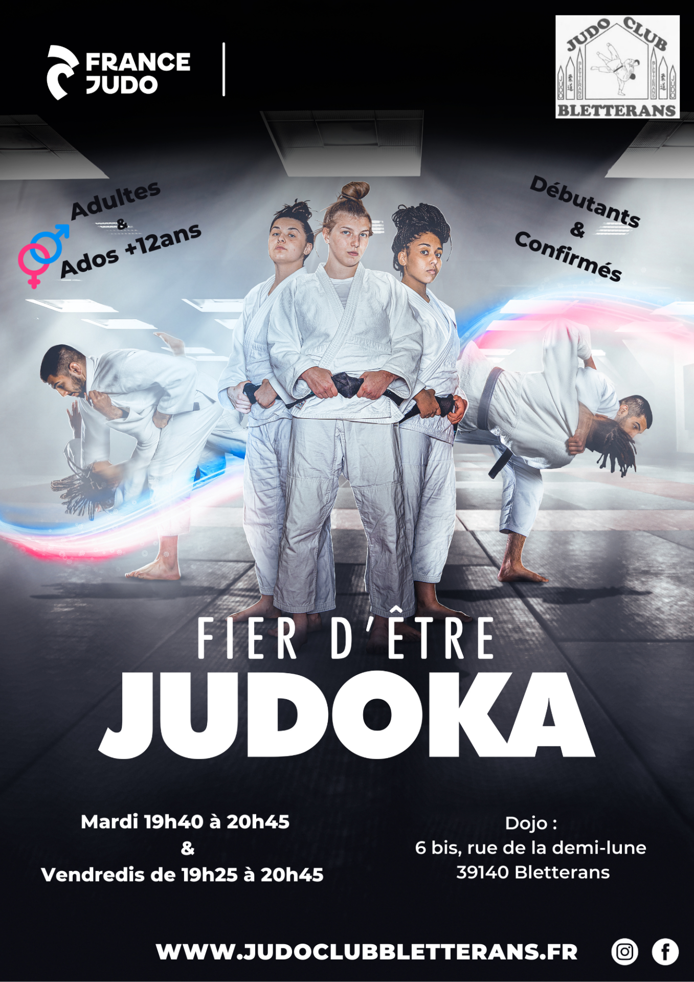 Affiche jcb judo adultes