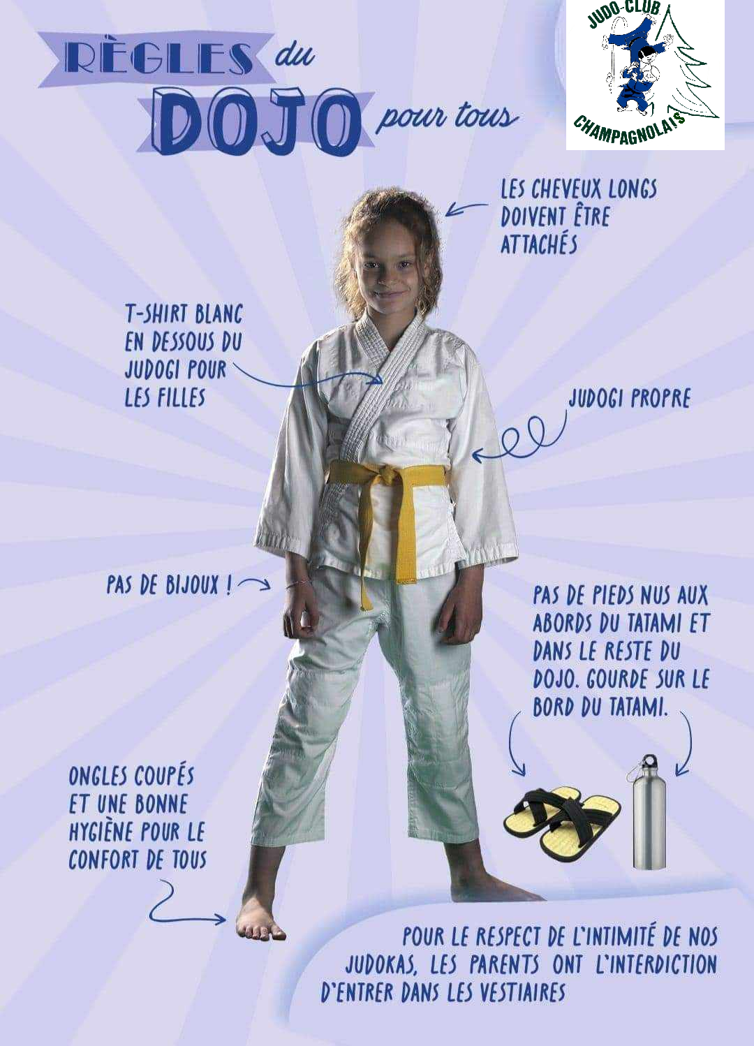 Tenue du judokas